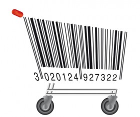 The offbeat bar codes design vector graphic 03