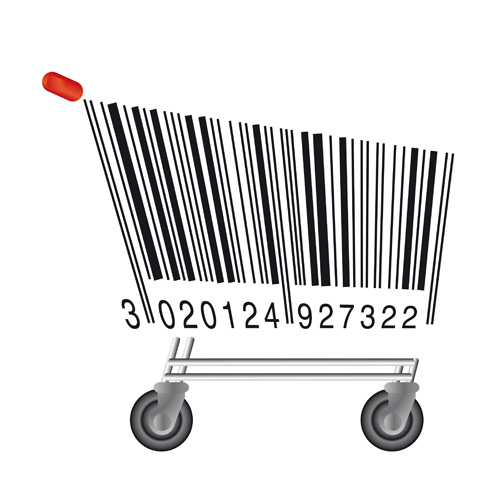 The offbeat bar codes design vector graphic 03