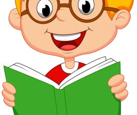 Cute children student design vector 01