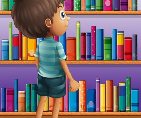 Cute children student design vector 02