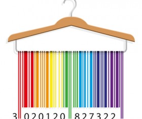 Creative clothes hangers design elements vector 04