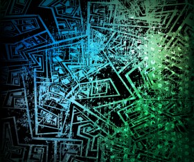 Abstract grunge background vector material 03