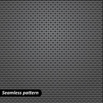 Dark style seamless pattern vector graphics 02