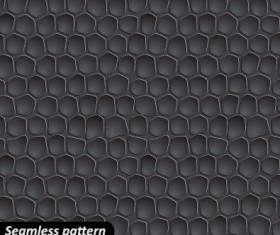 Dark style seamless pattern vector graphics 03