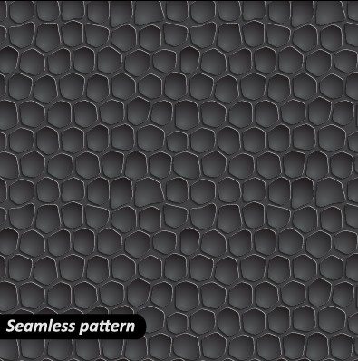 Dark style seamless pattern vector graphics 03