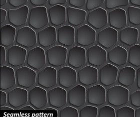 Dark style seamless pattern vector graphics 04