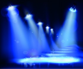 Spotlight light design background vector 01