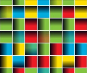 Multicolor squares creative background vector set 02