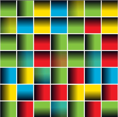 Multicolor squares creative background vector set 02