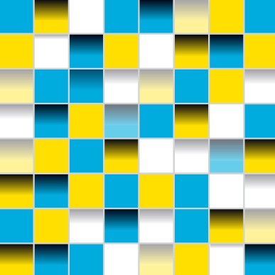 Multicolor squares creative background vector set 03