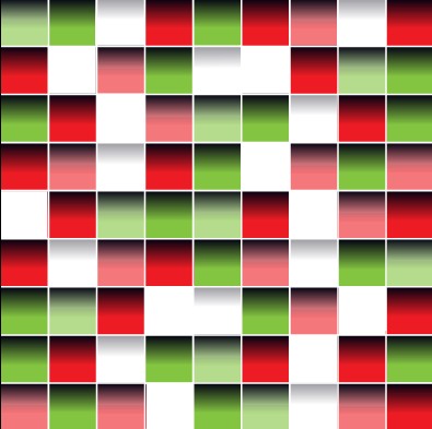 Multicolor squares creative background vector set 04