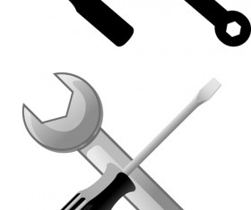 Realistic hardware tools vector graphic set 03