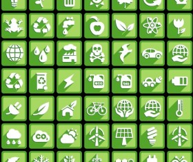 Creative white social Icons vector graphic 03