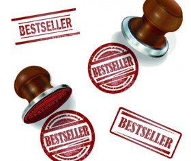 Seal with stamp elements vector 02