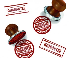 Seal with stamp elements vector 04