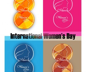 8 March international women day design vector graphics 03