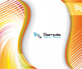 Abstract waves modern backgrounds art vector 02