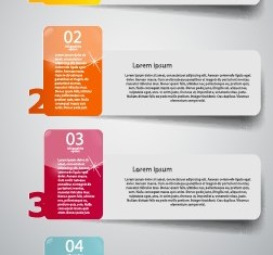 Creative number business banner template 04