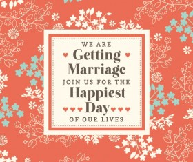 Beautiful floral greeting card design