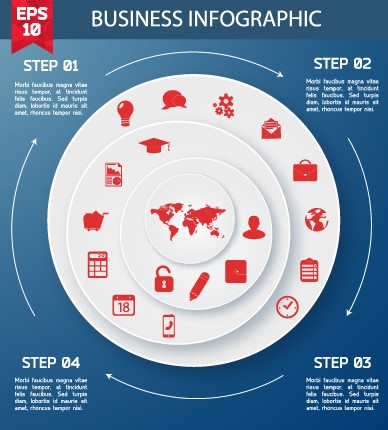 Business Infographic creative design 1095
