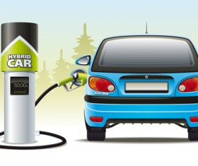 Car hybrid design elements vector 03