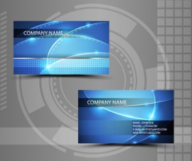 Modern style abstract business cards vector 01