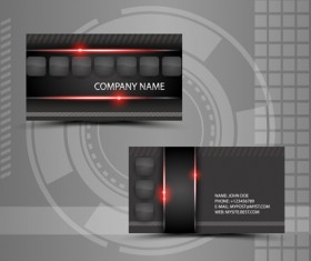 Modern style abstract business cards vector 02