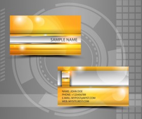Modern style abstract business cards vector 09