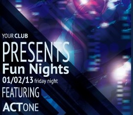 Vintage club flyer cover creative vector 04