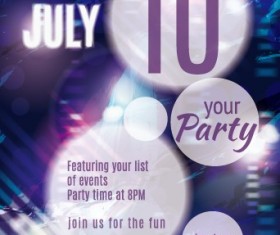 Vintage club flyer cover creative vector 05