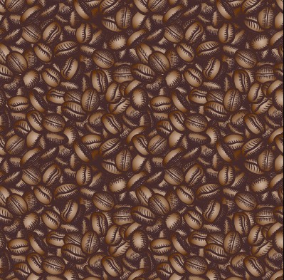 Creative coffee beans pattern vector grephics 04