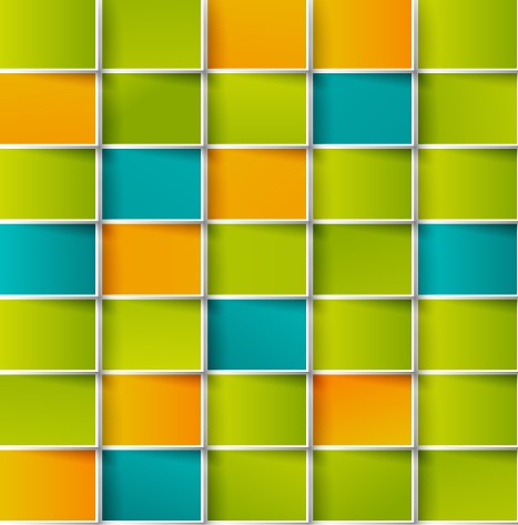 Colored grid vector background material
