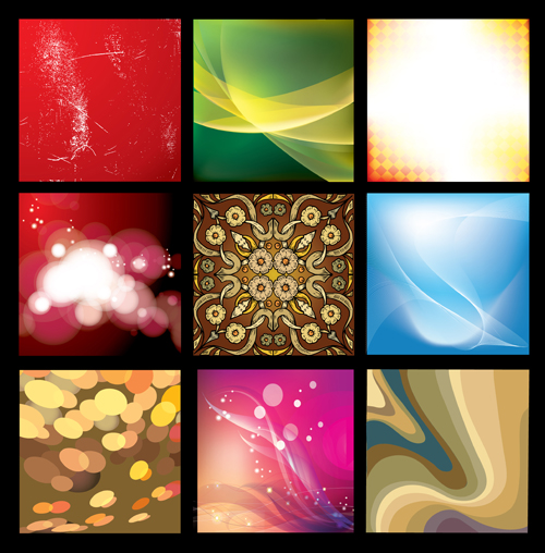 Colorful abstract elements art background 01