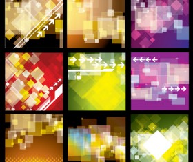 Colorful abstract elements art background 03