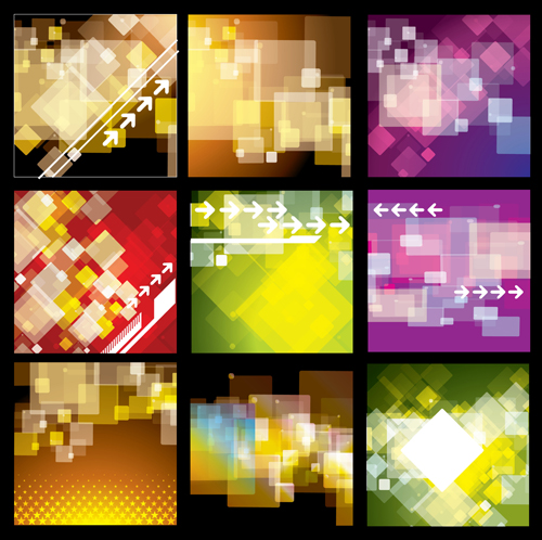 Colorful abstract elements art background 03