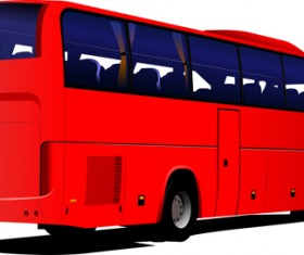 Creative Bus design vector material 06