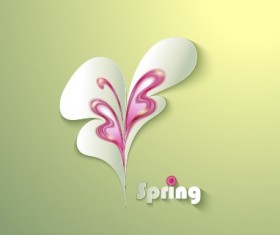 Creative Spring Background art graphic