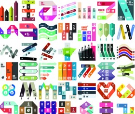 Creative infographic design elements vector material 01