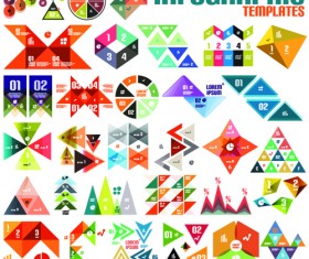 Creative infographic design elements vector material 02
