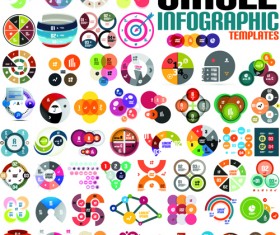 Creative infographic design elements vector material 03