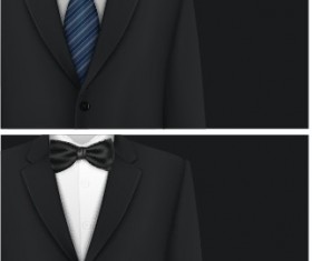 Creative suit with business cards vector set 02