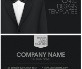 Creative suit with business cards vector set 05