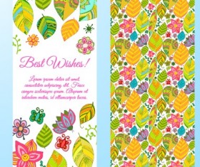 Cute abstract elements banners vectors 02