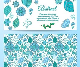 Cute abstract elements banners vectors 05