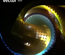 Dynamic light waves background vector material 01