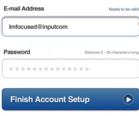 E-mail login boxes creative psd