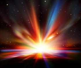 Beautiful evening nature scenery backgrounds 02