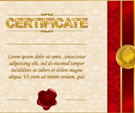 Excellent certificate and diploma template design 02