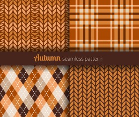 Fabric seamless patterns design set 03