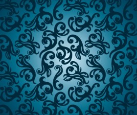 Floral ornate pattern vector material 02